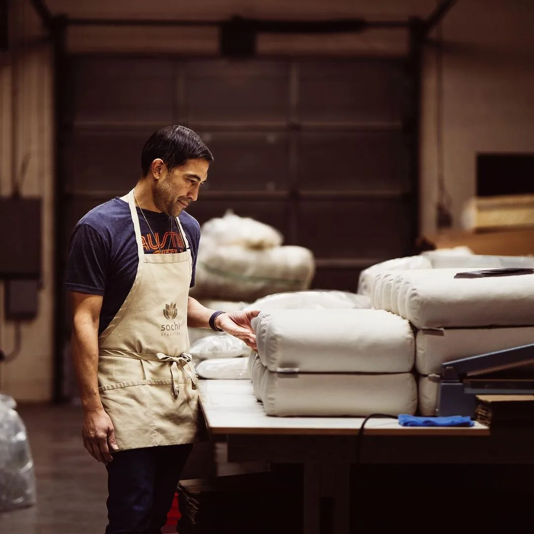 Sachi Organics plastic free bedding