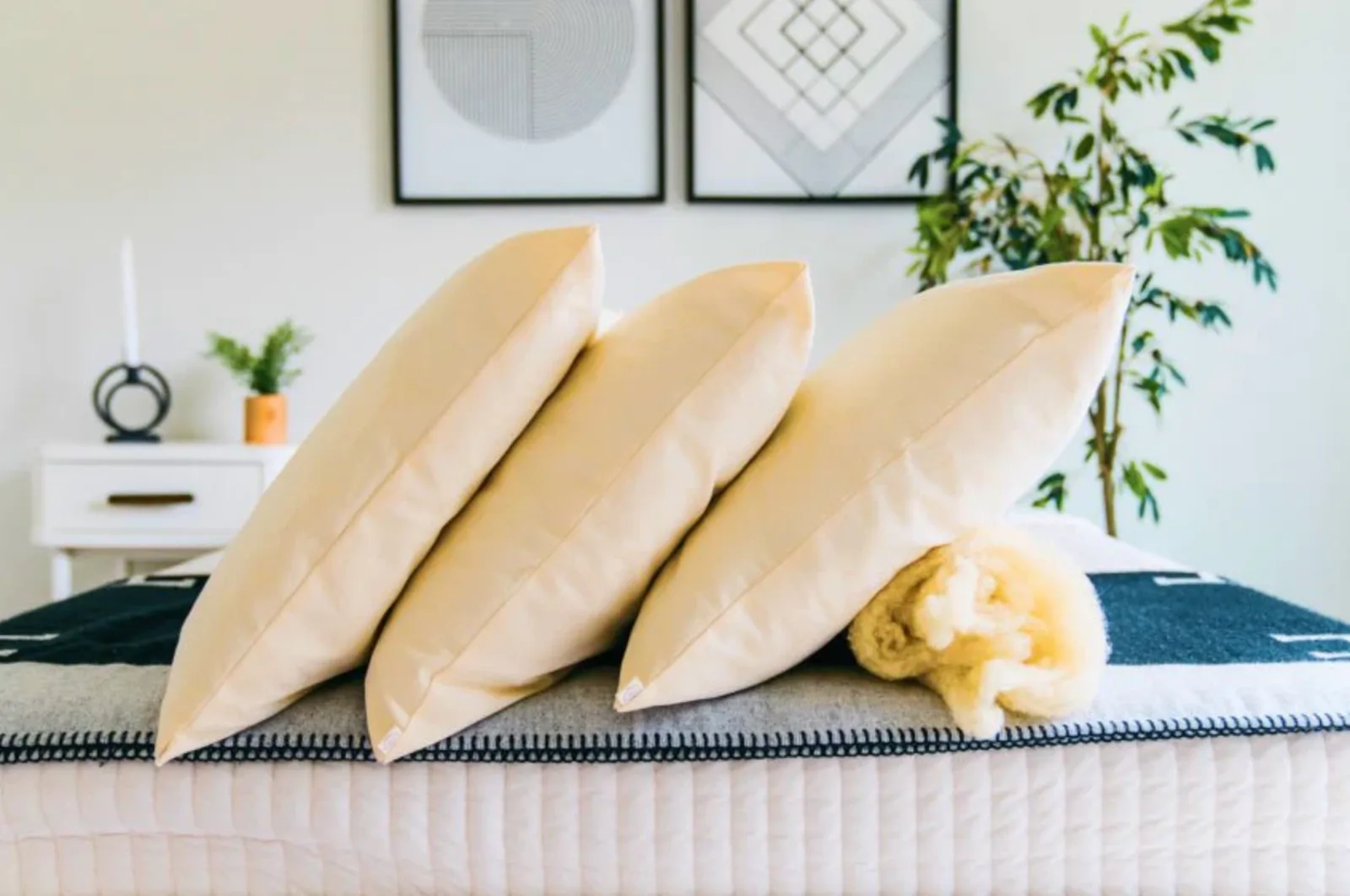 The Woolshire plastic free pillows